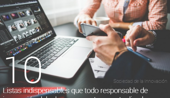 10 listas indispensables que todo responsable de innovación debe hacer y mantener actualizadas