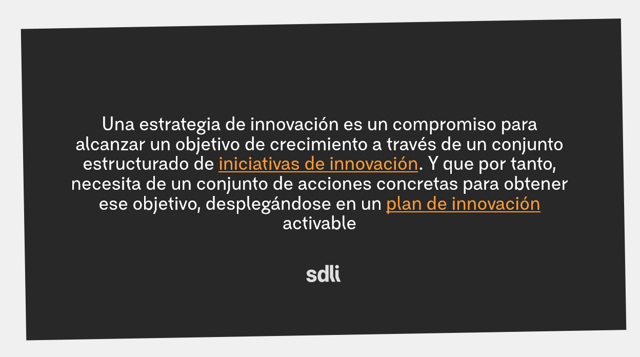 Estrategia de innovación SDLI