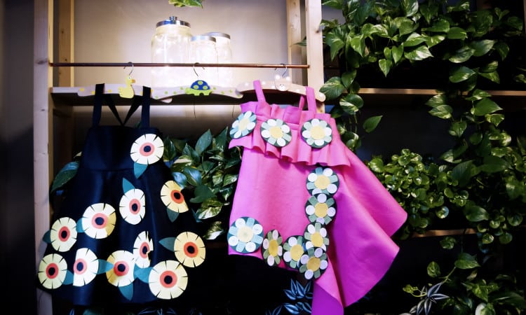 Muestra de vestidos de la firma Cookie and Chic