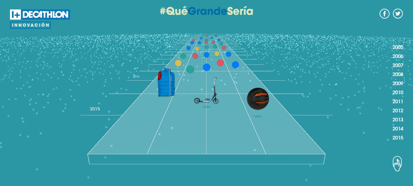 Página web de I+Decathlon