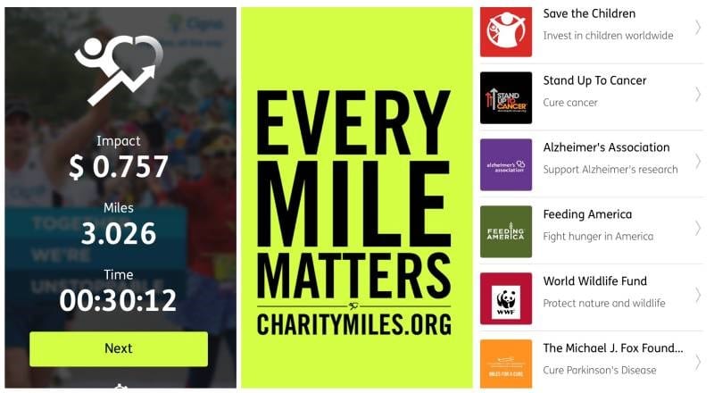 Imagen de Charity Miles