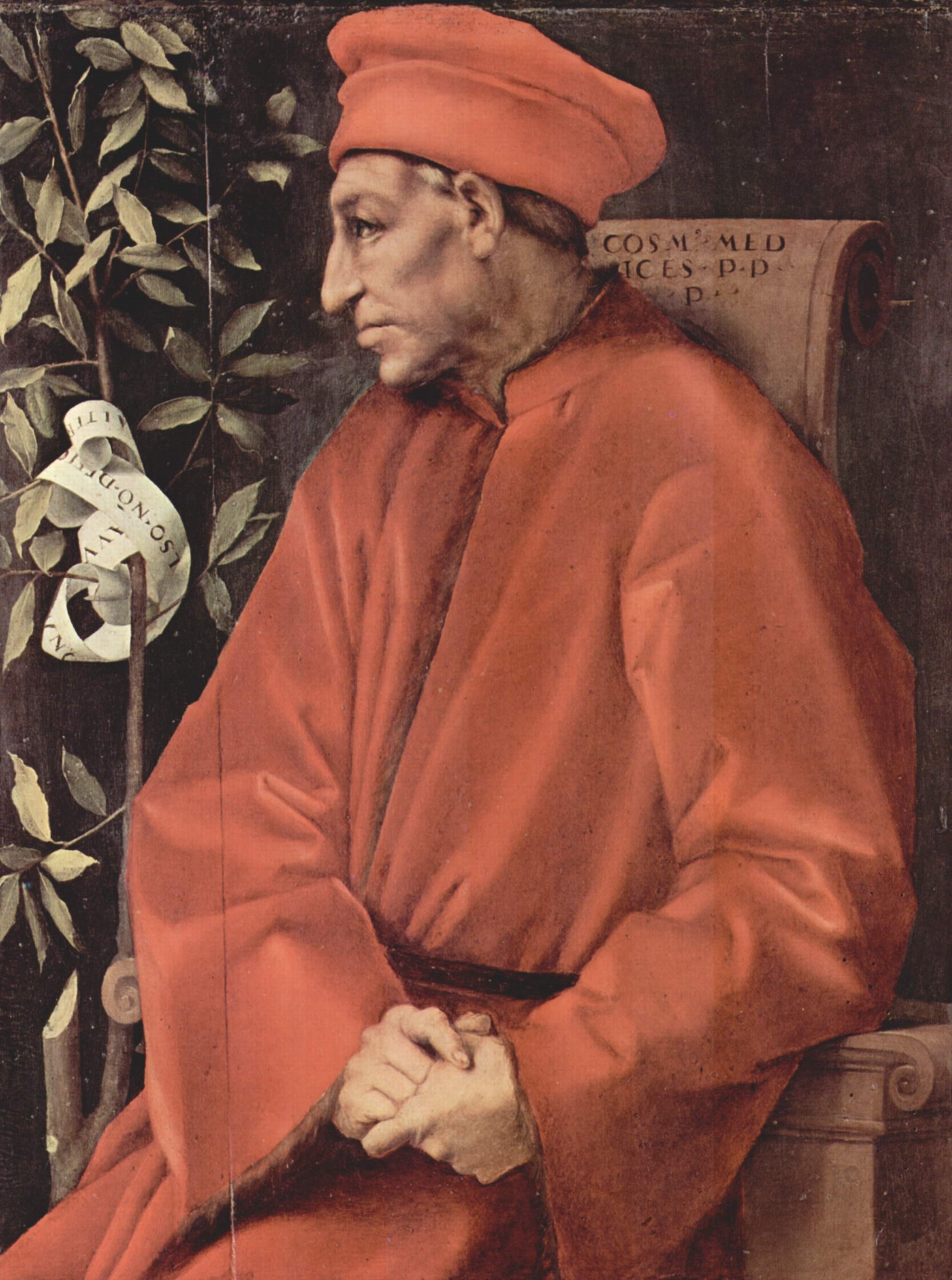 Retrato de Cosimo Medici por Jacopo Pontormo