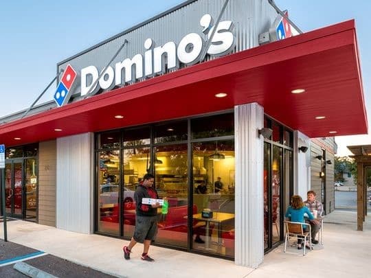 Restaurant Domino's als EEUU