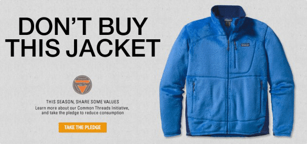 Campaña "Don't buy this jacket" de Patagonia