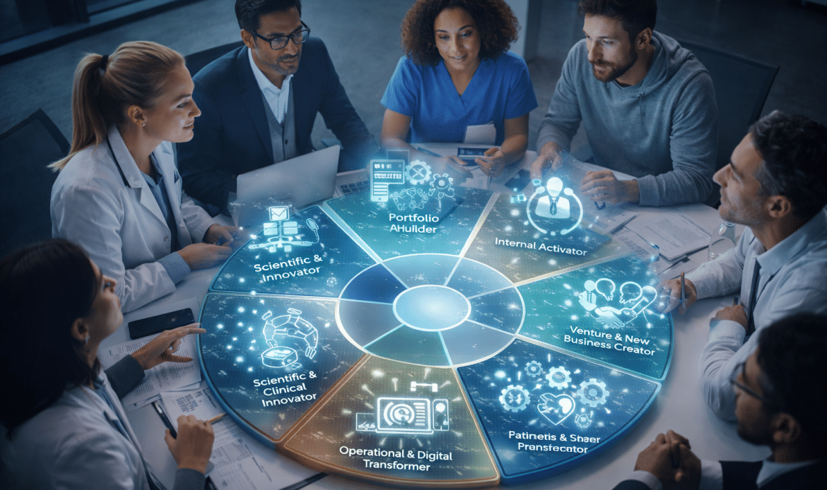 Innovar en salud no es lanzar iniciativas, sino diseñar un sistema. Conoce los 7 arquetipos y descubre cuál encaja con tu organización.